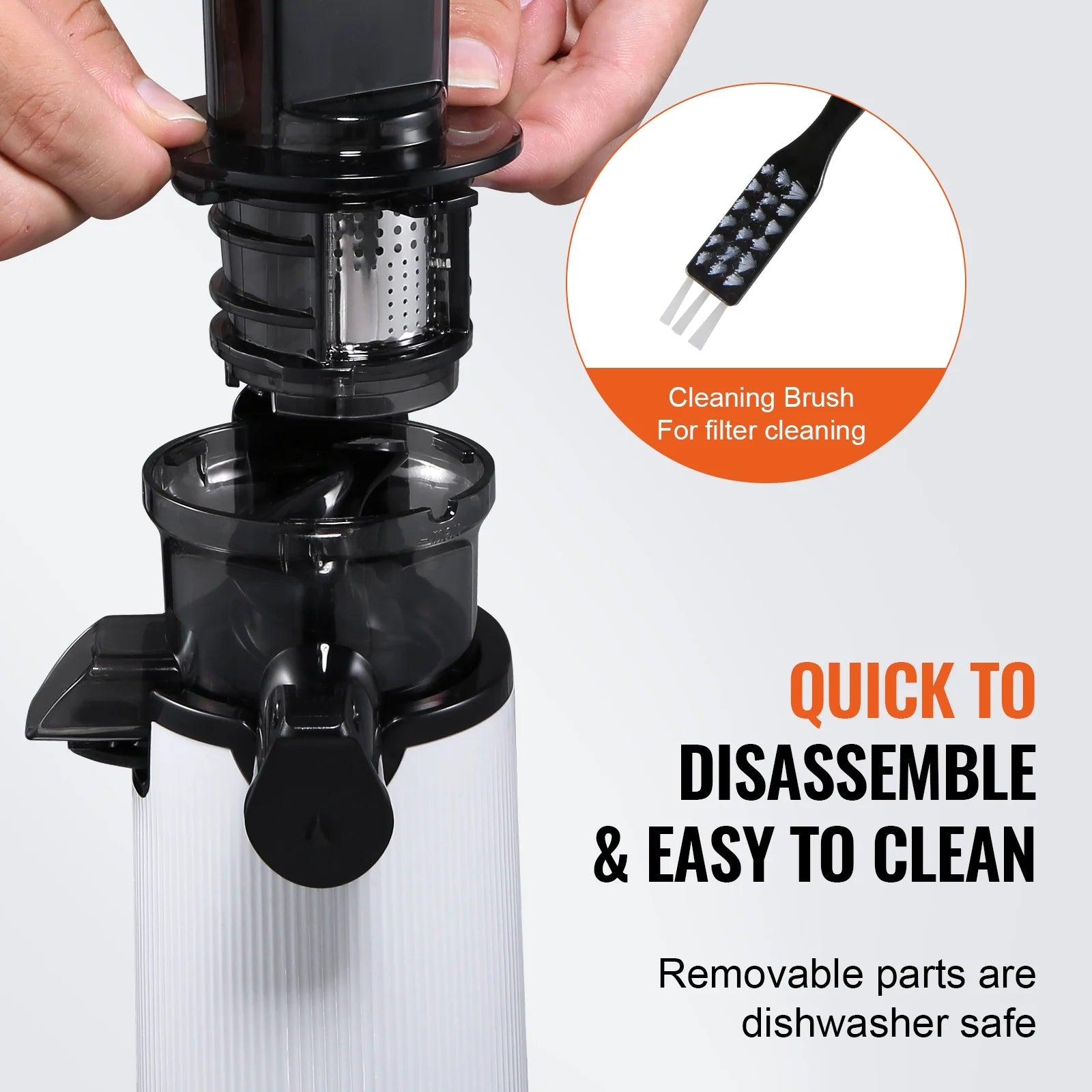 Masticating Slow Juicer Electric Cold Press Squeezer P817