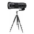 150-600mm F5-6.3 DG OS HSM Contemporary Lens for Sigma DSLR Cameras with Slik Pro II 4-Section Aluminum Tripod with Ball Head Y4699