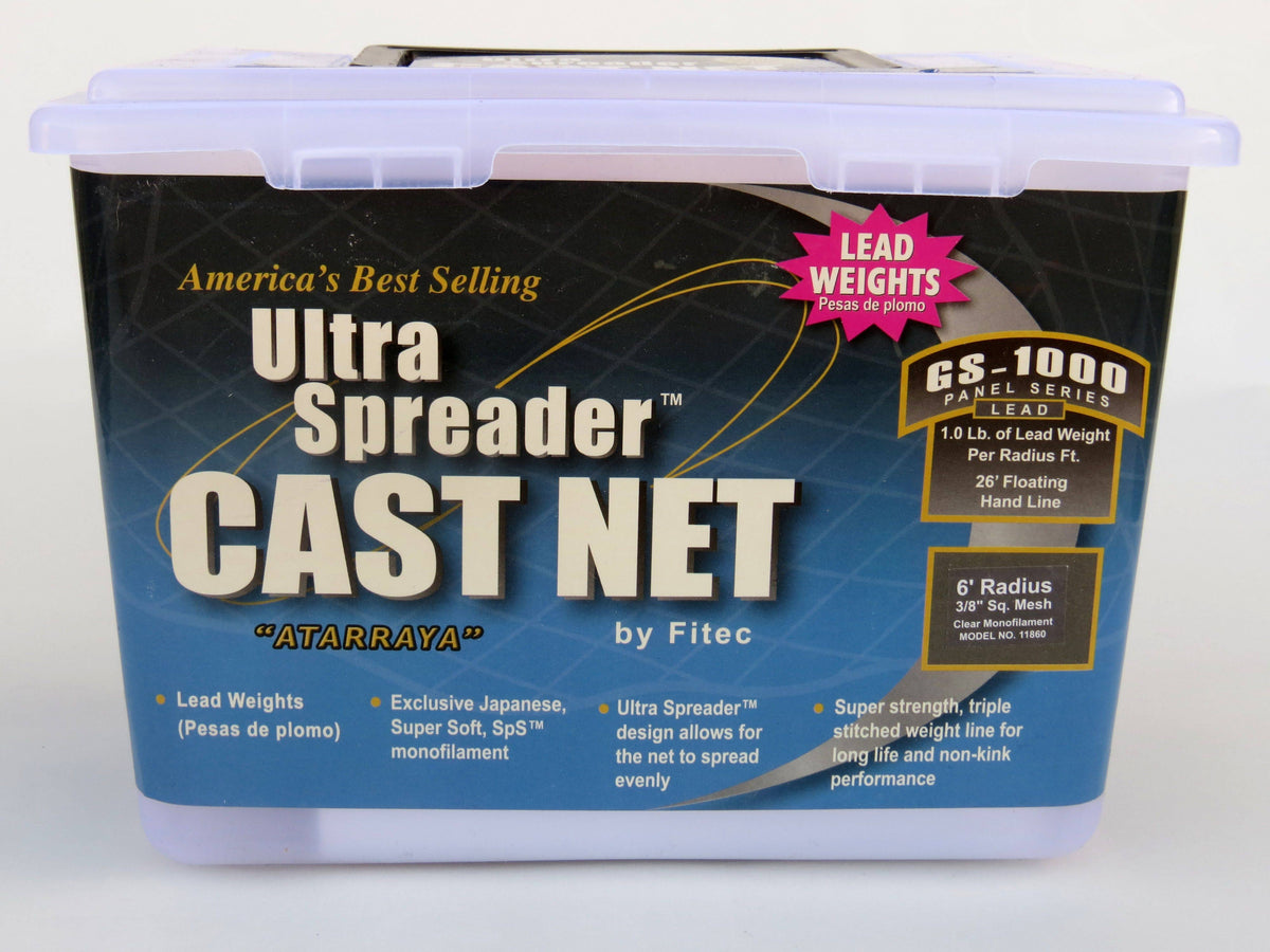 Clear Fishing Cast Net, 1-Inch x 7-Feet H450973