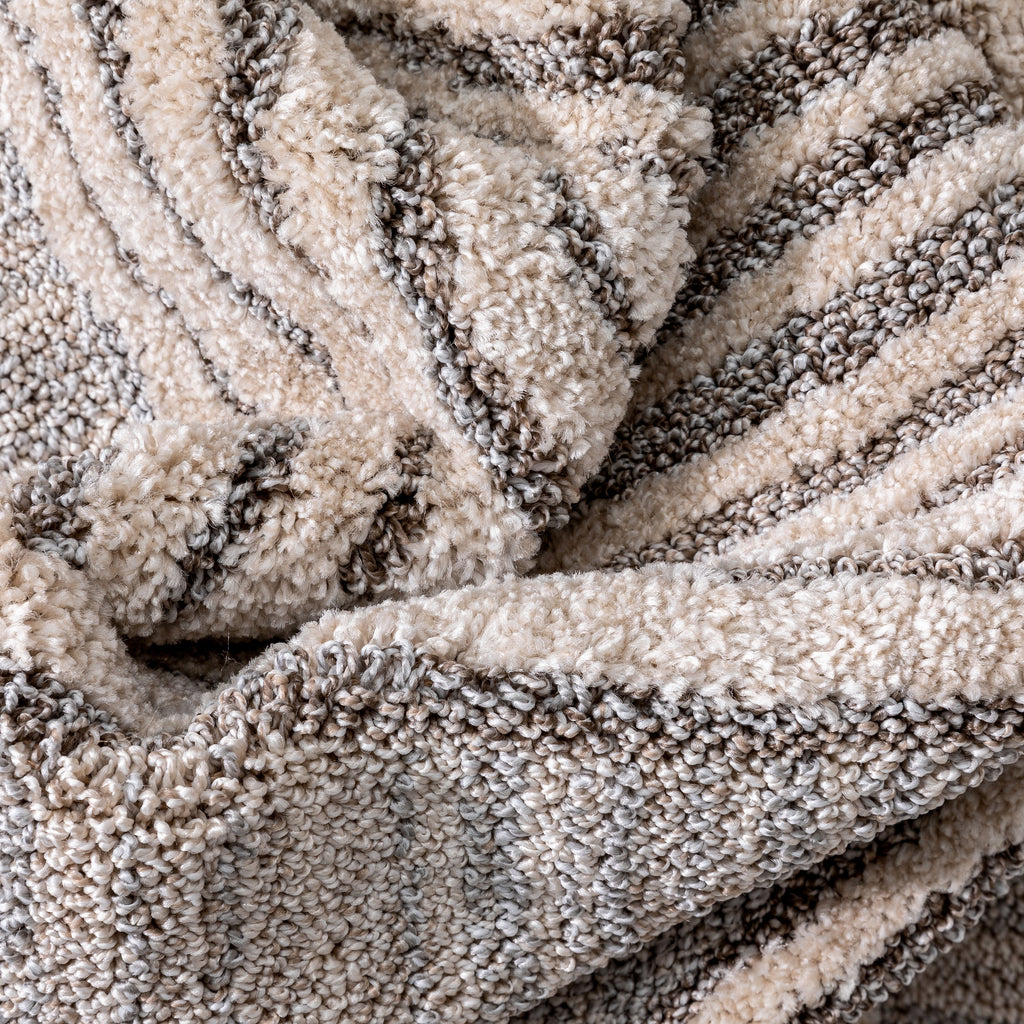 Beige Geometric Area Rug E77183