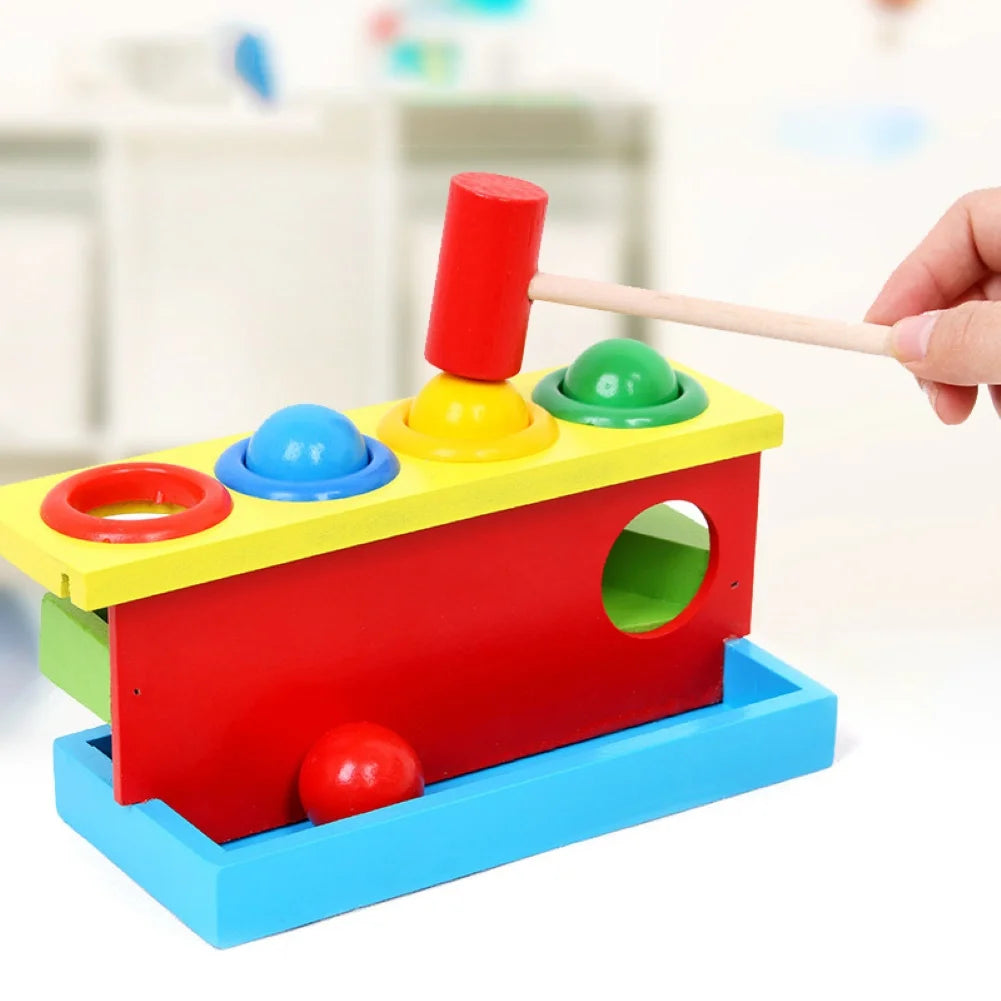 Wooden Hammering Ball Box Toy Q76695