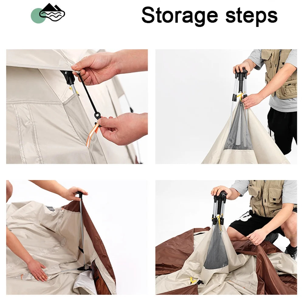 4-6 Person Pop-Up Waterproof Camping Tent K4872