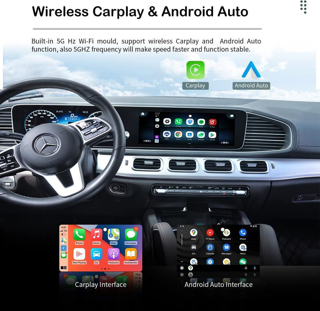 Wireless CarPlay Adapter with 4G Cellular M150097