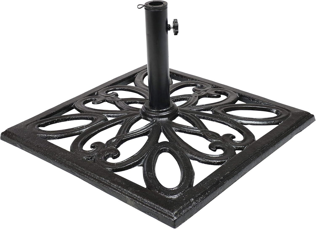 22-Inch Square Cast Iron Umbrella Base N877878