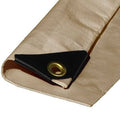 Heavy Duty Poly Tarp 12 Mil 3 Ply Coated Canopy 6 oz 3 Layer, 20' H568297