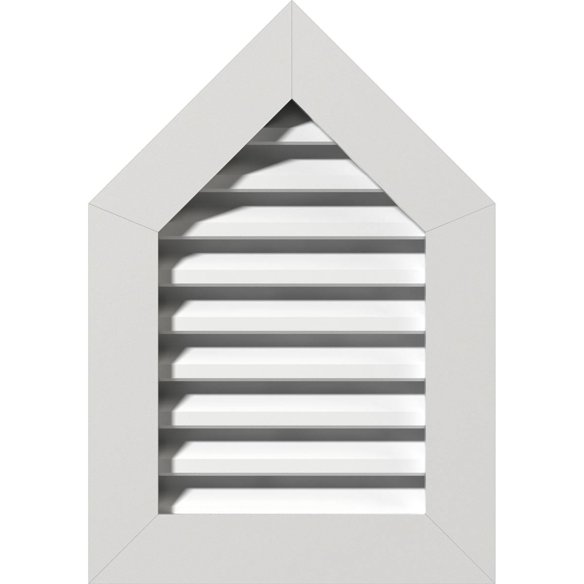 Peaked Top Gable Vent with 1 inch Frame K4730