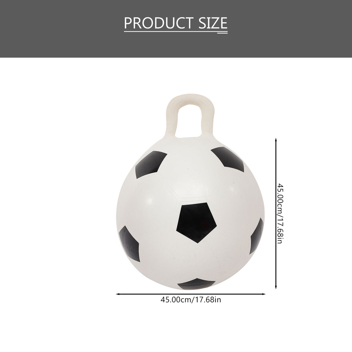 2pcs Inflatable Exercise Ball Jumping Ball Basketball Football Shape Balls Q355699