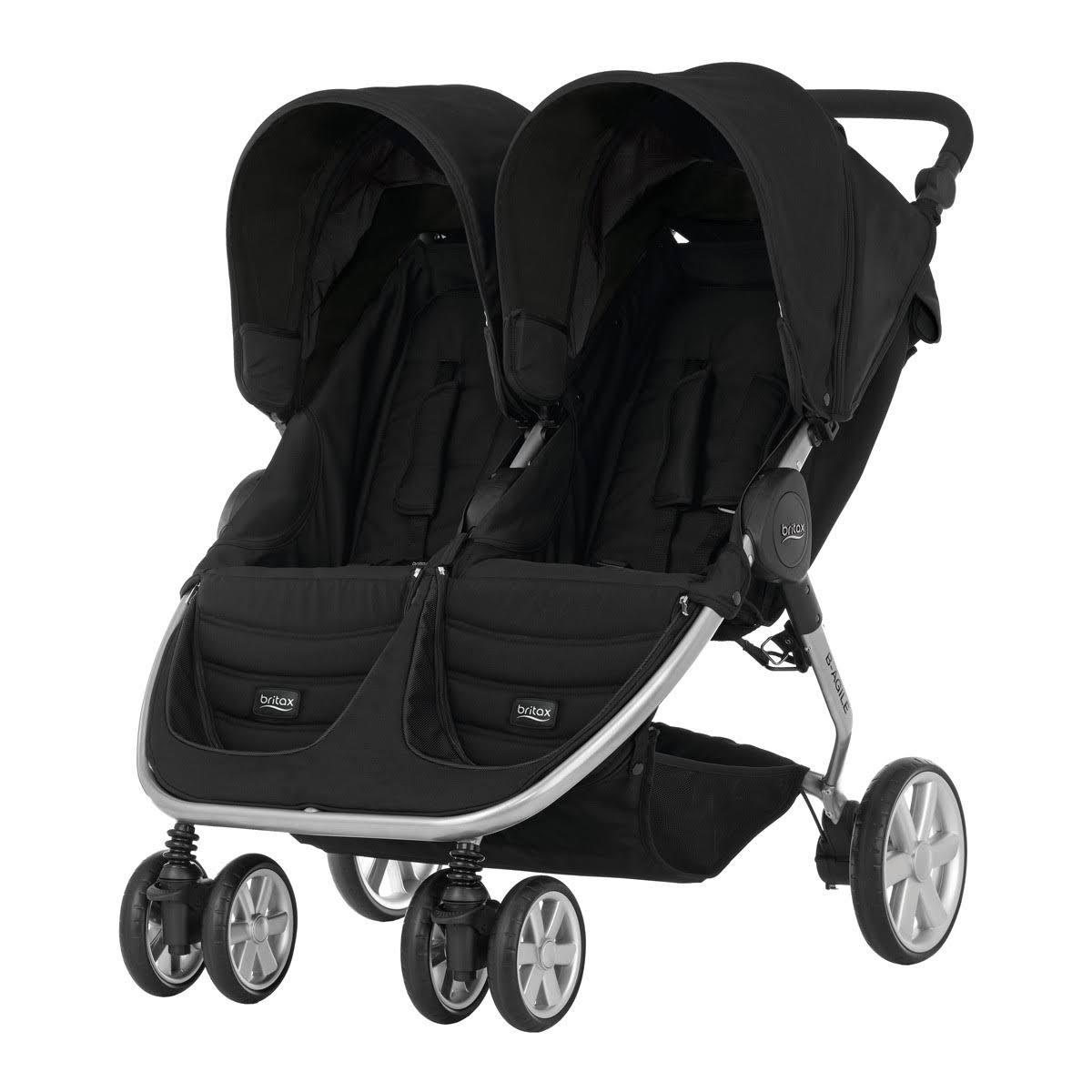 Cosmos Black Double Stroller B1521