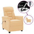 Electric Massage Recliner with Adjustable Footrest and Side Pocket, Faux Leather Sofa Chair H81927