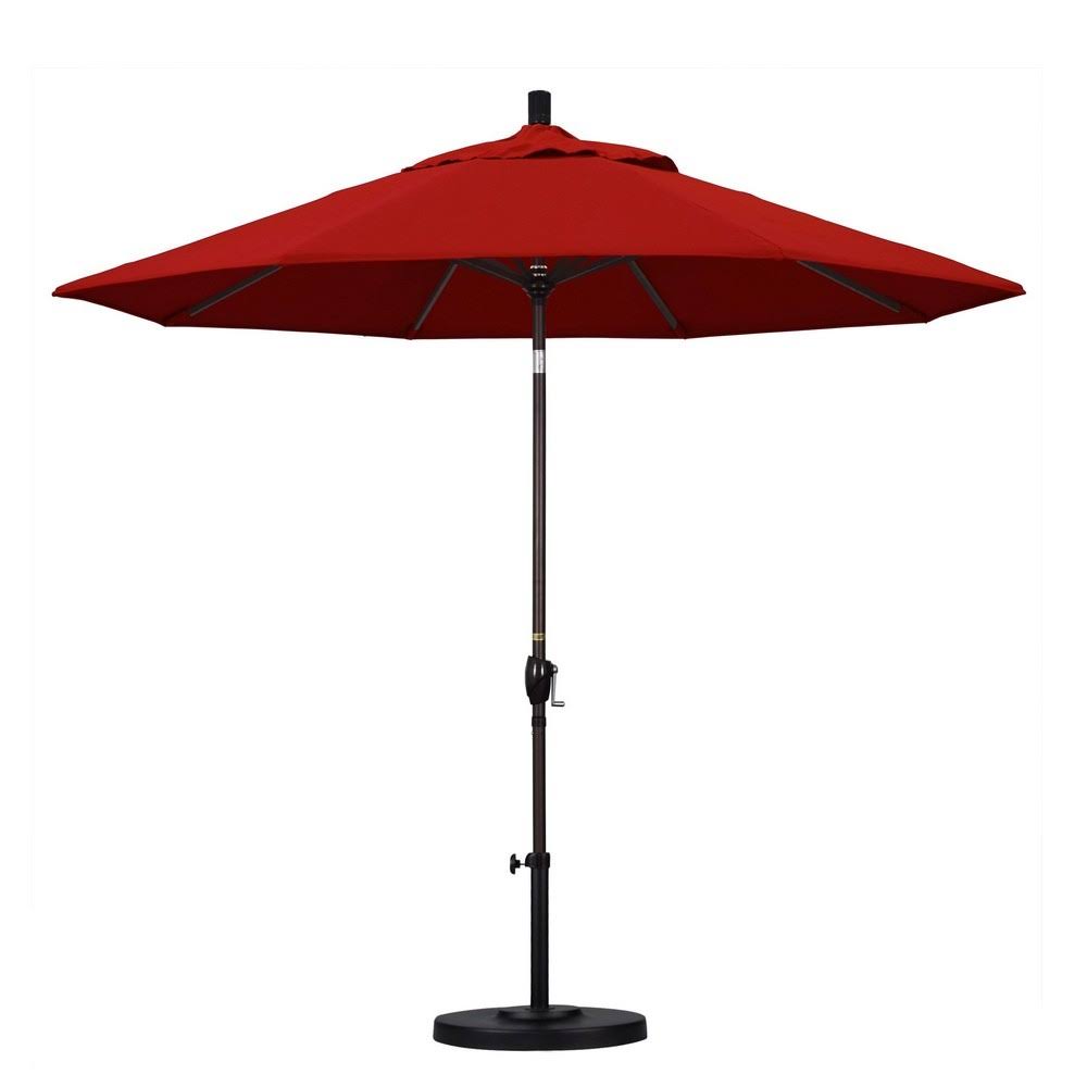 9' Aluminum Market Umbrella Taupe B62793