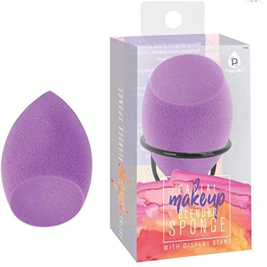 Pursonic Beauty Collection: Heated Curler, LED Mirror, Blender Sponge, & Brush Set