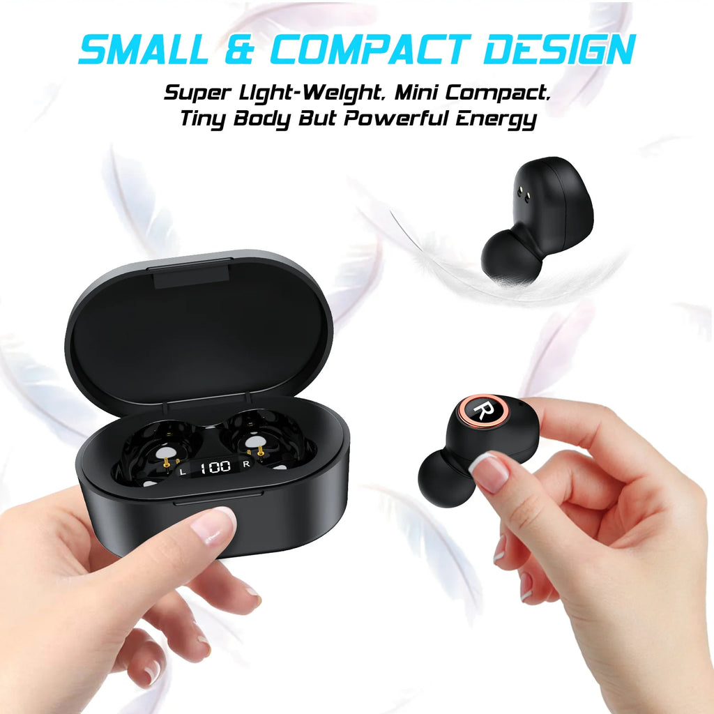 Wireless Earbuds with Charging Case and Built-in Mic J631