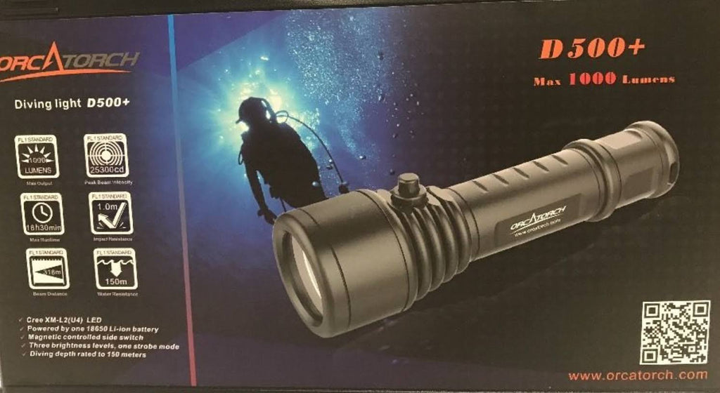 1000 Lumens Dive Light W825
