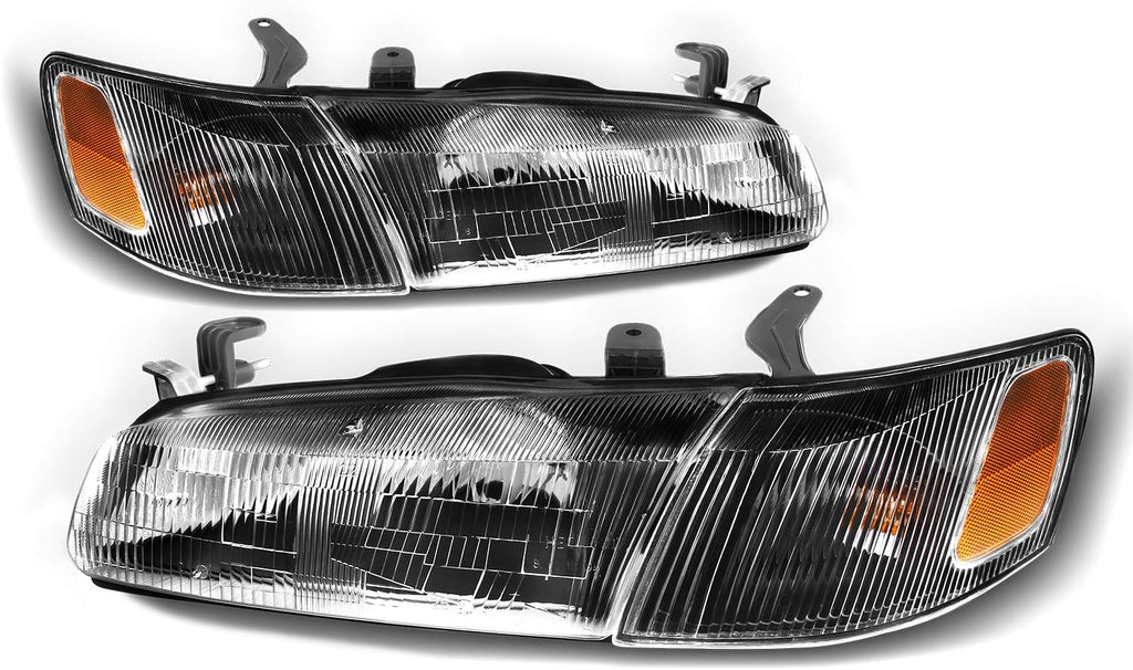 Black Bezel Headlights and Corner Lights Pair K315258