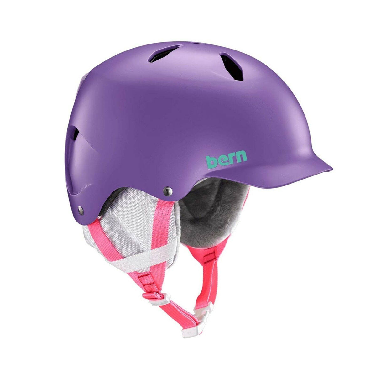Satin Purple Kids Helmet O817