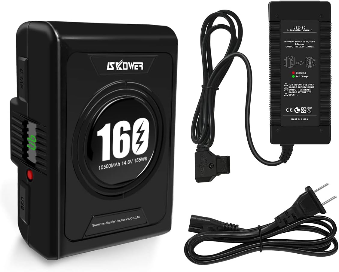 Gold Mount Battery with D-Tap and USB Output Port E488