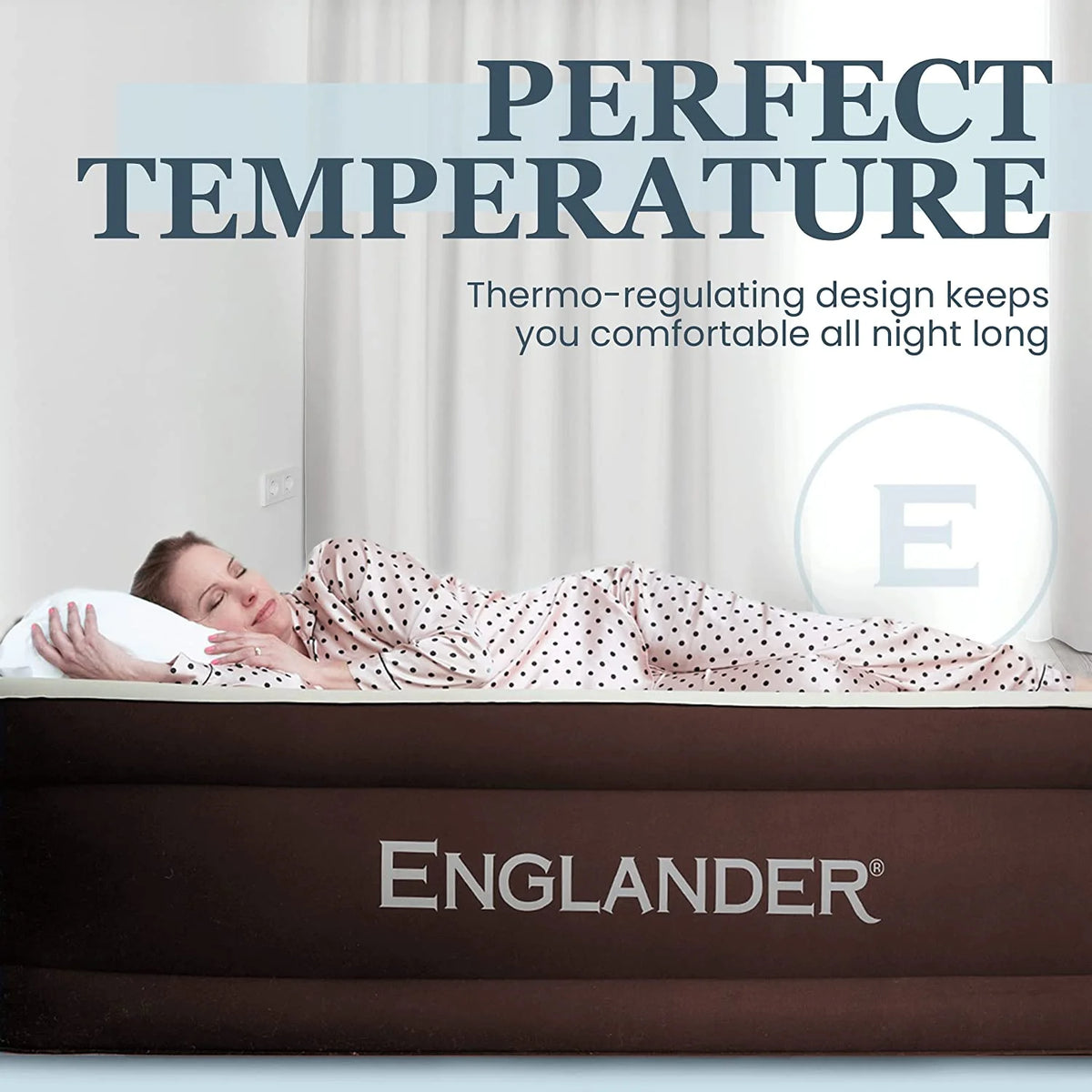 Queen Size Microfiber Air Mattress with Built-in Pump and Carry Bag I458
