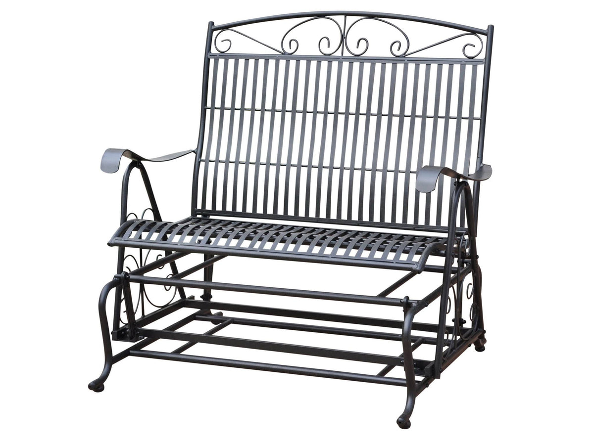 Black Iron Patio Double Glider P620