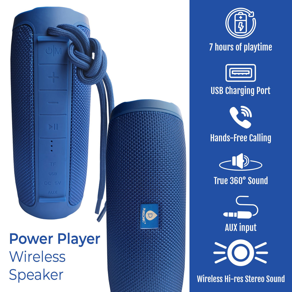 Pursonic Ultrasonic Diffuser, 360° Speaker, & Essential Oils Set