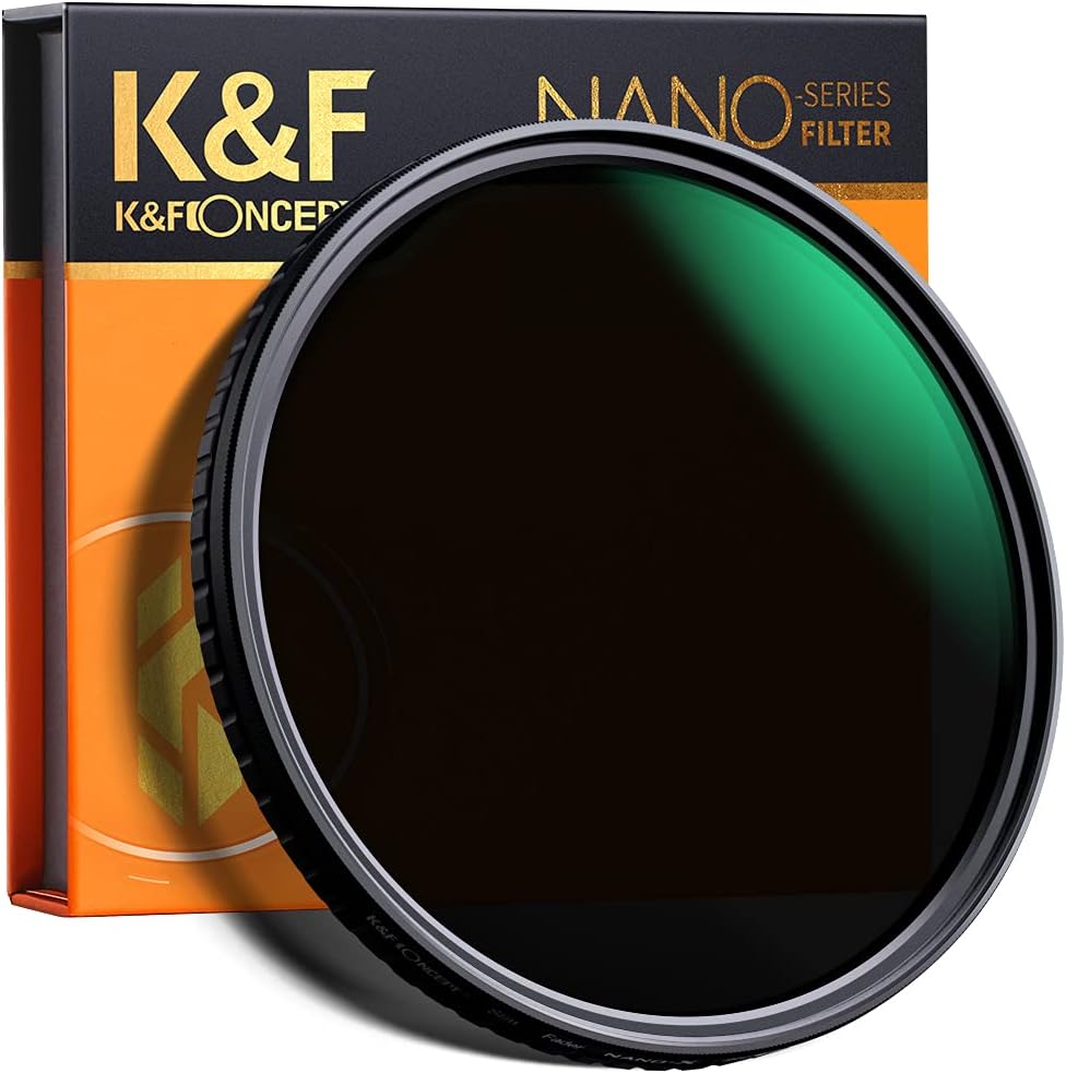 77mm Variable ND Filter ND2-ND32 Camera Lens Filter with Multi-Layer Coatings Pack of 2 Z735794