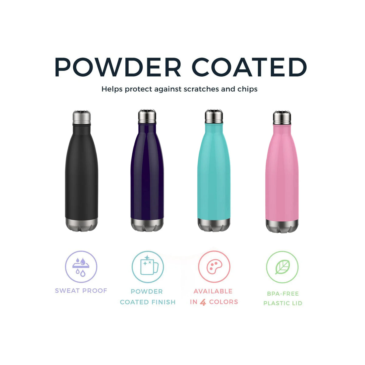 17 oz Navy Water Bottle J9542
