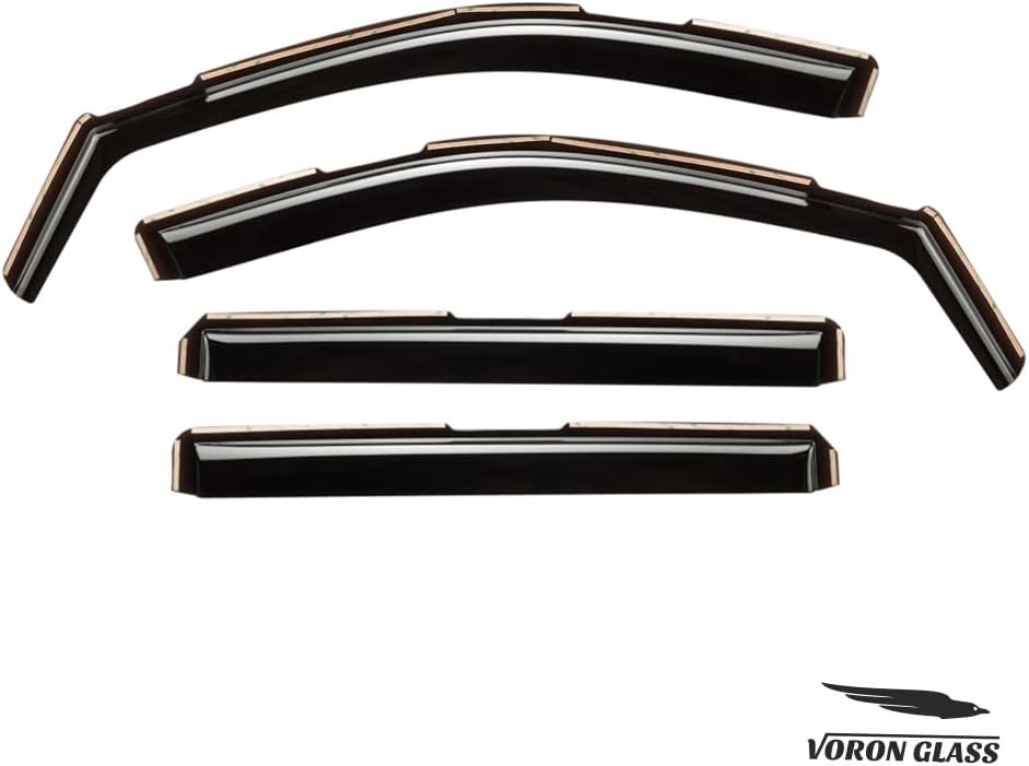 4 Pieces In-Channel Rain Guards for Trucks H203505