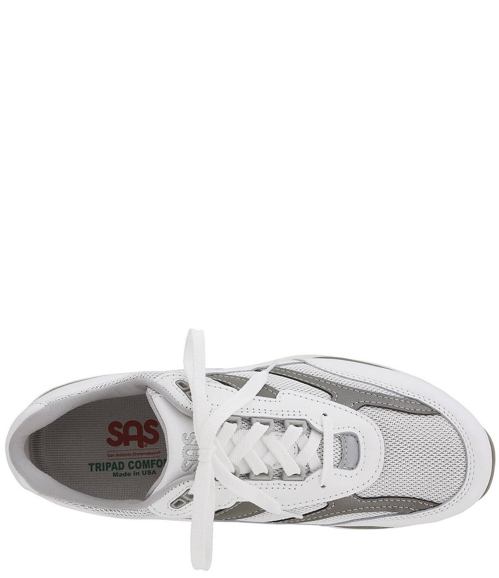 White 12.5 Narrow Mesh Shoes D844