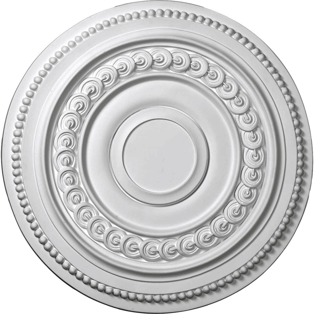 18x22OD x 1 1/4x22P Ceiling Medallion Hand-Painted I9482