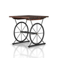 Toasted Barnwood Panel End Table Y7667