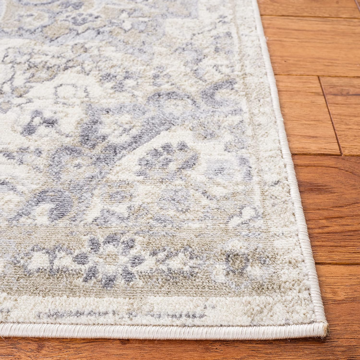 9' x 12' Ivory & Beige Area Rug D248