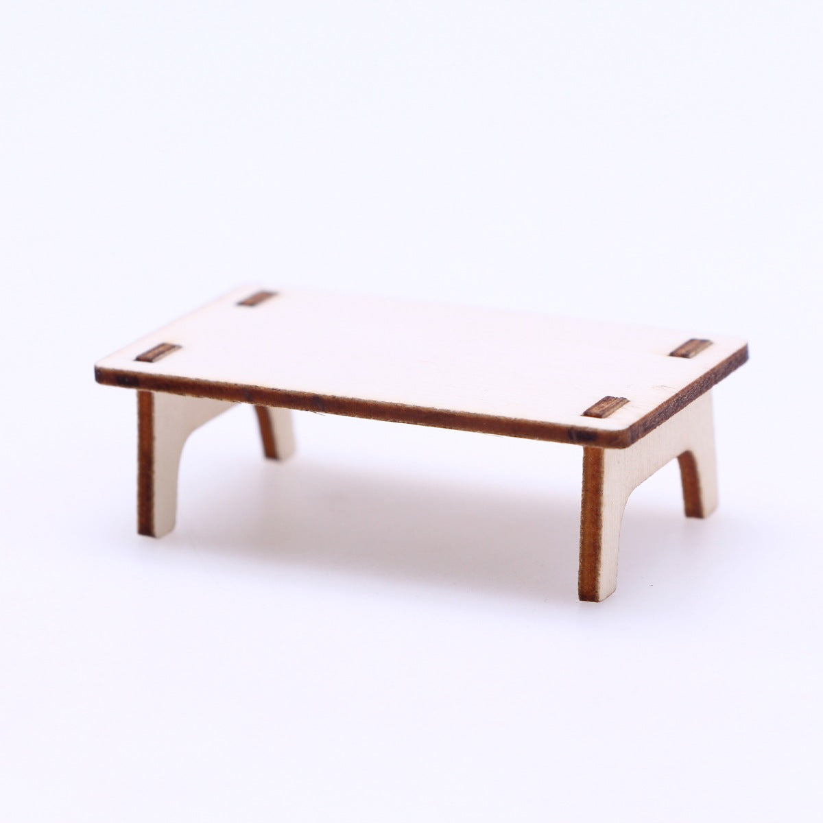 10pcs Mini Wooden Table Model Furniture Ornament T24715