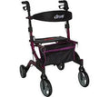 Purple Foldable Lightweight Rollator S81825