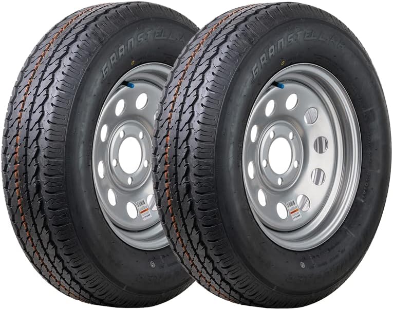 4 Tire Mounted Trailer Wheel ST205/75R15 B13404