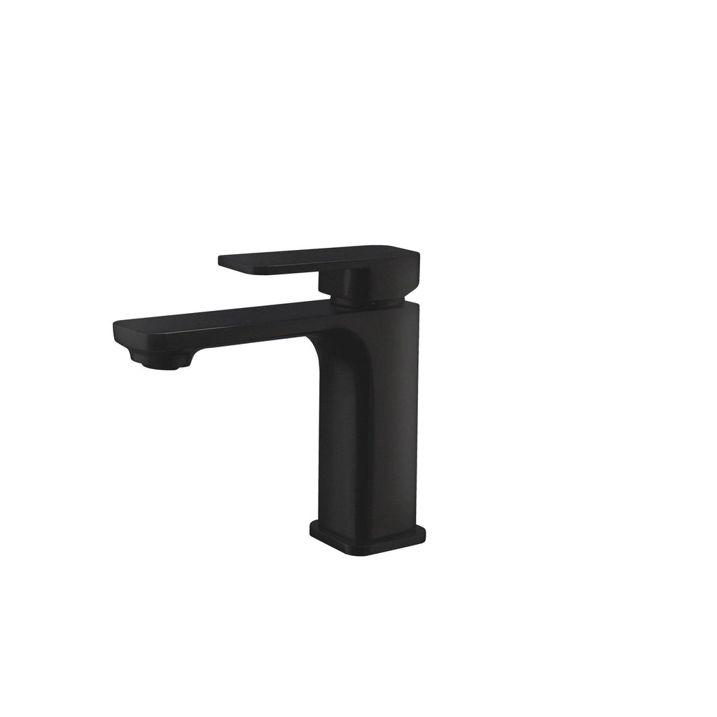 Matte Black 1-Handle Single Hole Bathroom Sink Faucet D2218