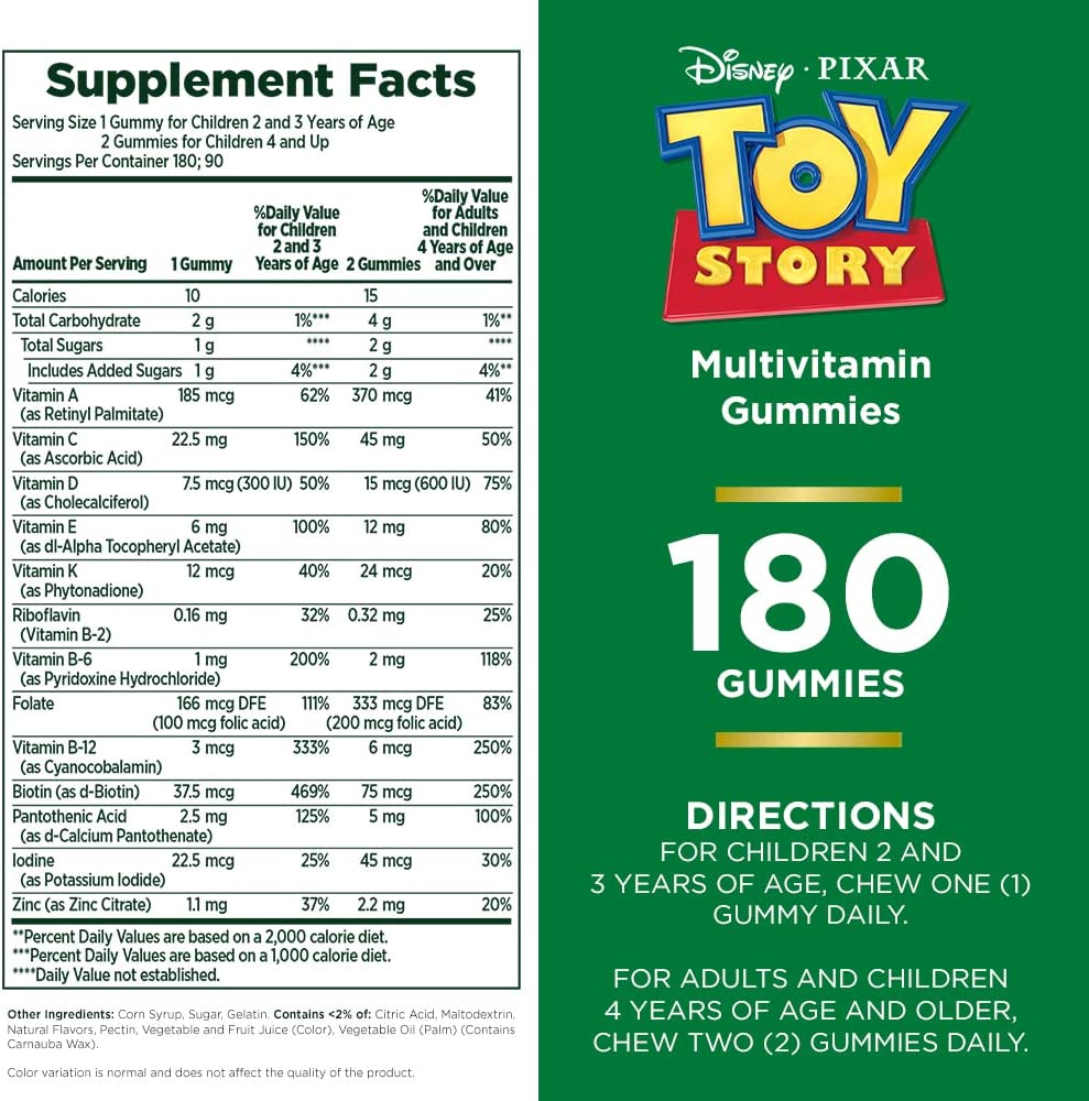 180 Gummies Kids Gummy Multivitamin I82437