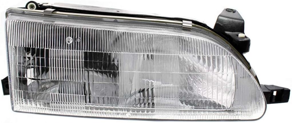 Passenger Side Headlight Assembly for Toyota Corolla 1993 1997 H1629