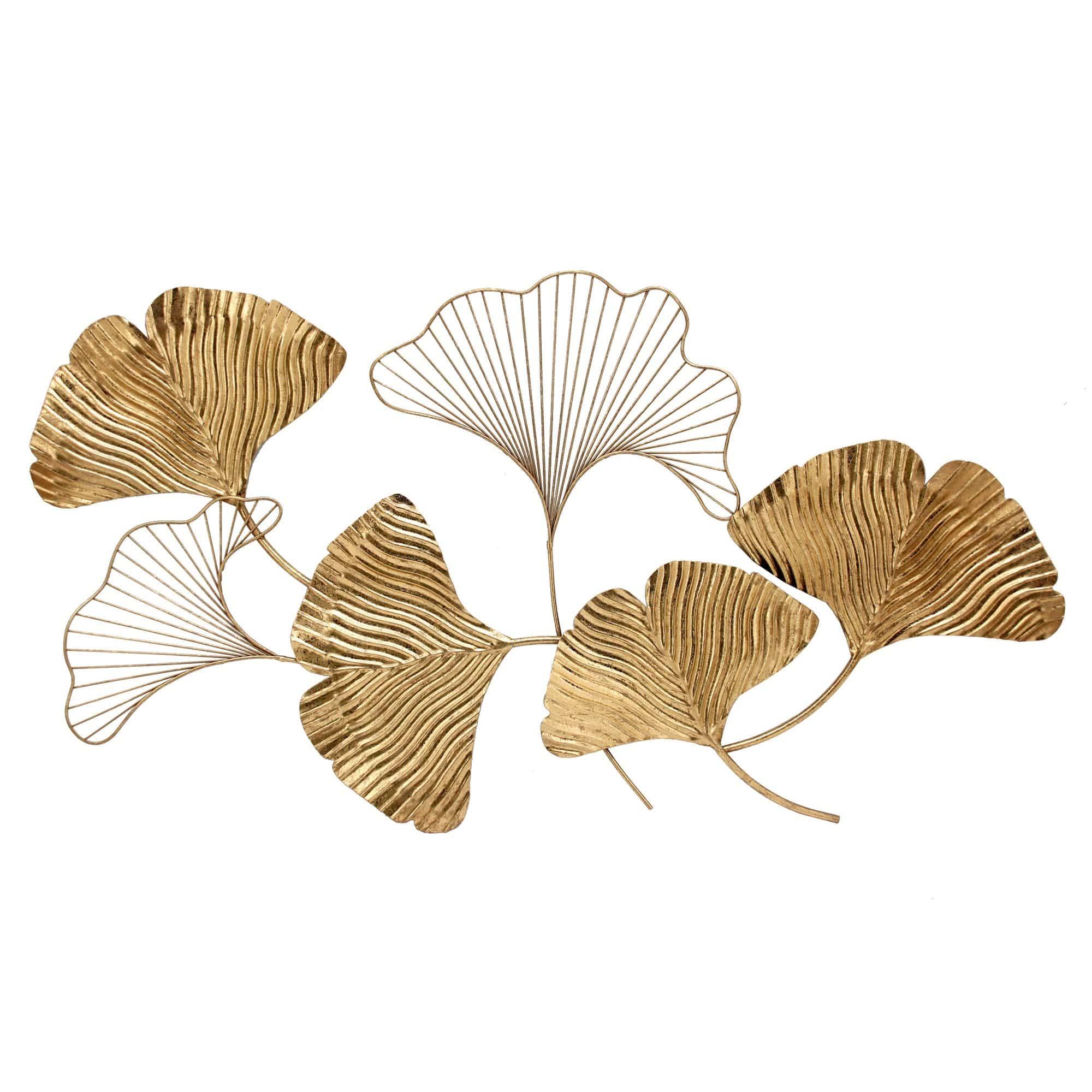 Gold Metal Petal Wall Decor B35629