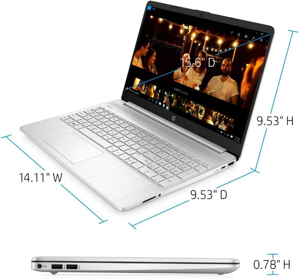 15.6" FHD Touchscreen Display Laptop, AMD 8-core R7-4700U, 32GB RAM 1TB SSD, Silver A653
