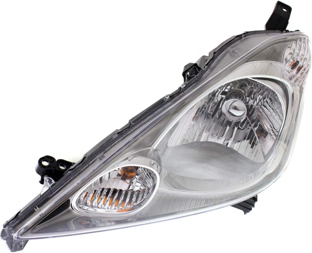 Driver Side Halogen Headlight Assembly for Honda Fit 2009 2011 Sport Model X1187