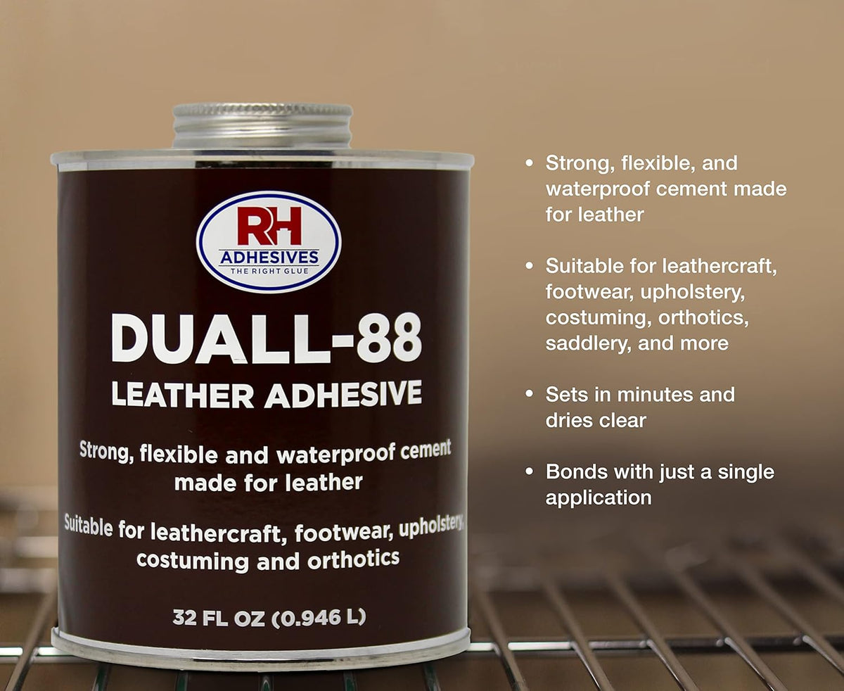 Leather Adhesive, 1 Gallon Pack of 2 W761