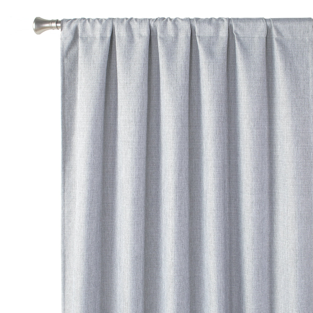 Textured Blackout Curtains 2 Pack Panel Set, Gray, 40"x84" F405