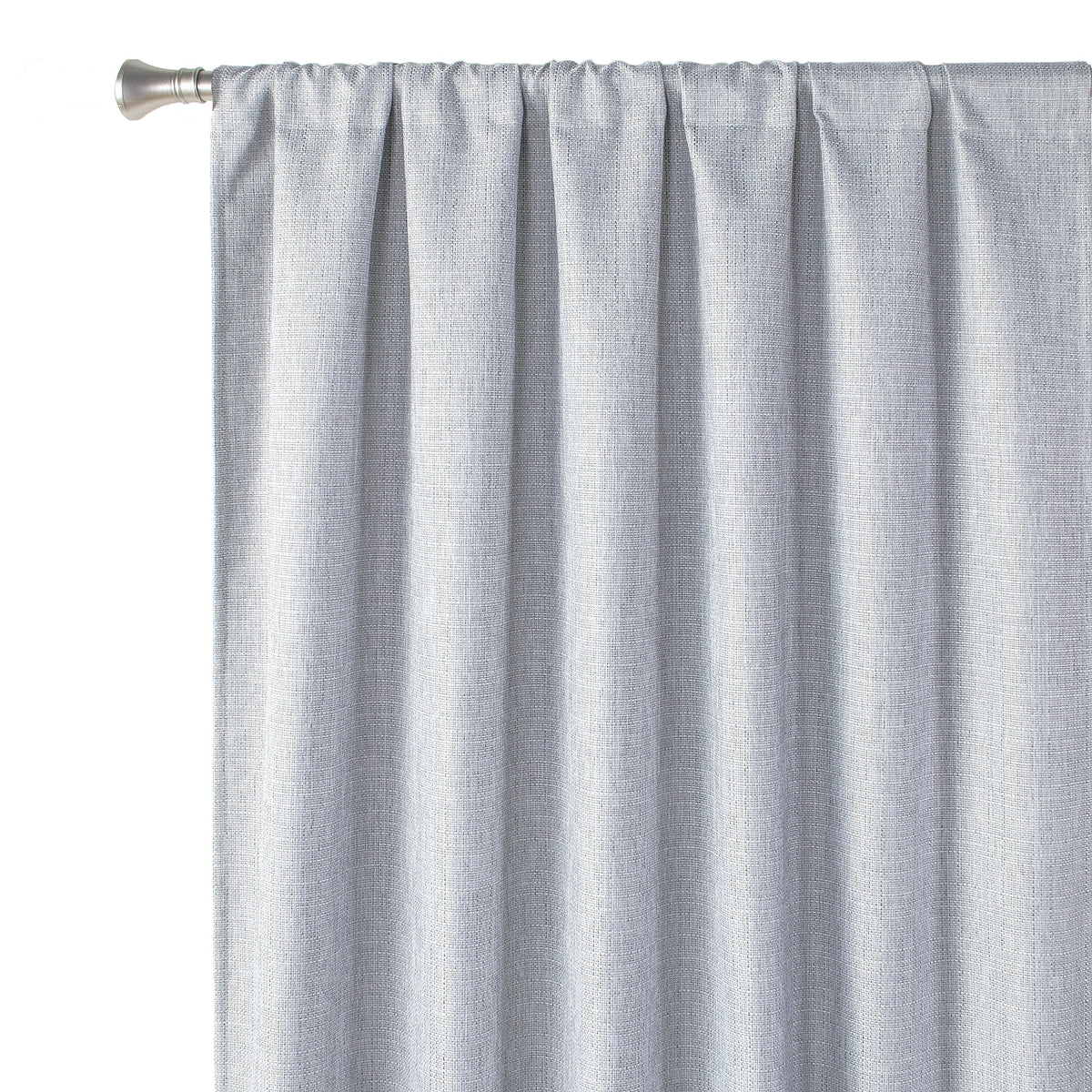 Textured Blackout Curtains 2 Pack Panel Set, Gray, 40"x84" F405