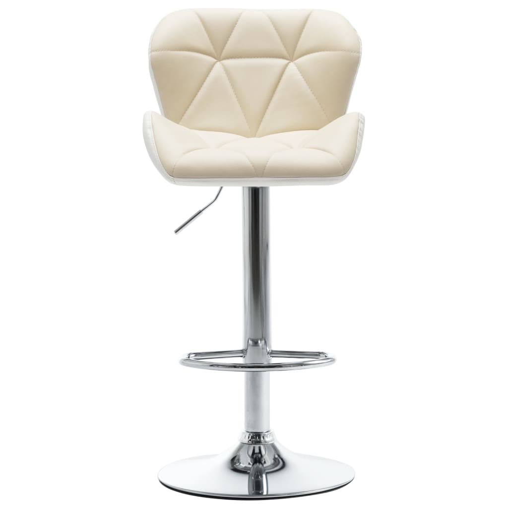 Gray Faux Leather Bar Stool B265