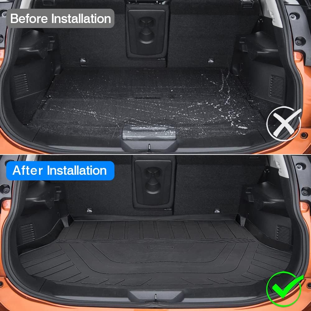 Black TPO Car Cargo Mat Pack of 2 V4176
