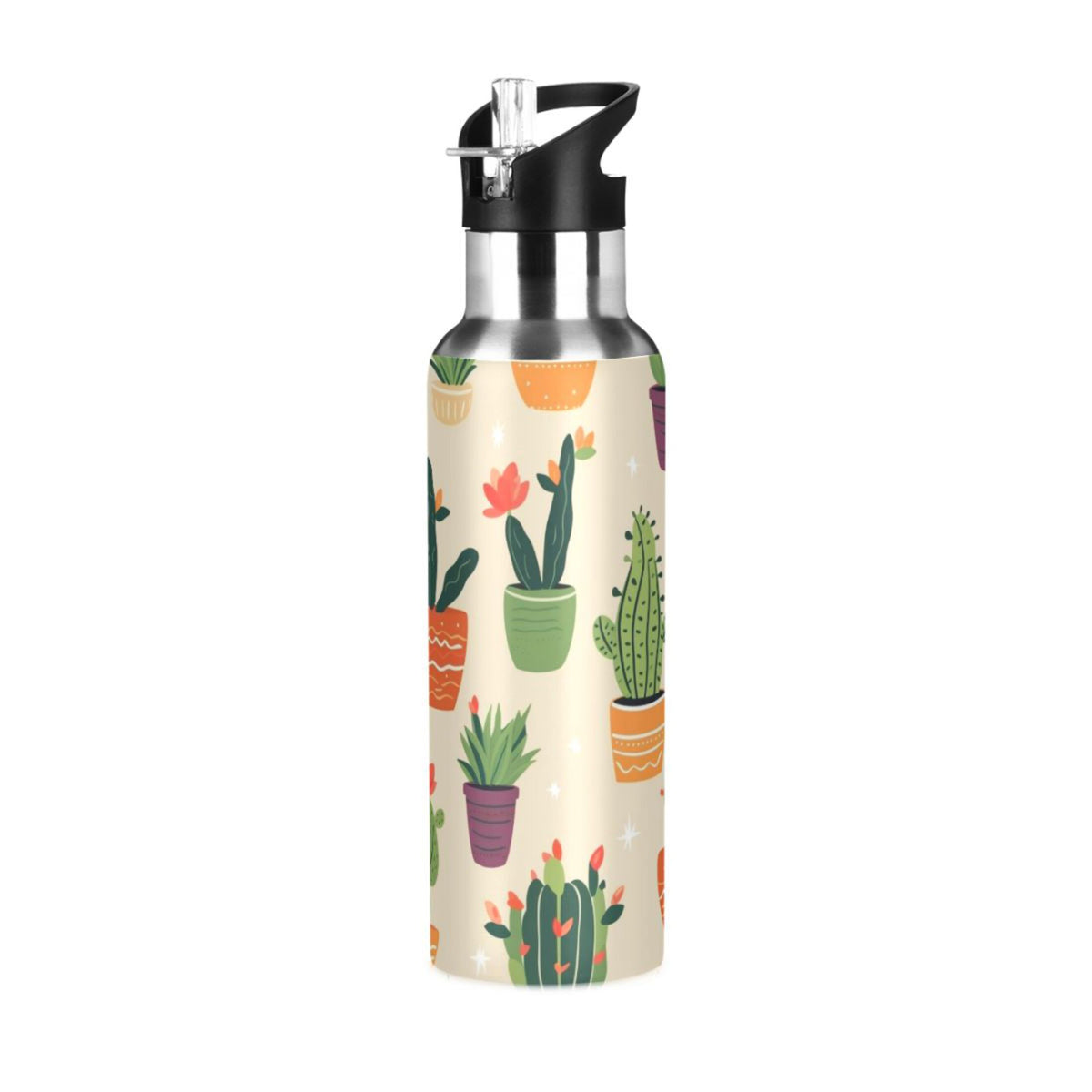 Insulated Stainless Steel Water Bottle with Straw Lid, 20 oz J702