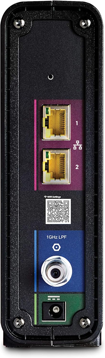 DOCSIS 3.0 Cable Modem & AC1600 Dual Band Wi-Fi Router (black) Pack of 2 P99603