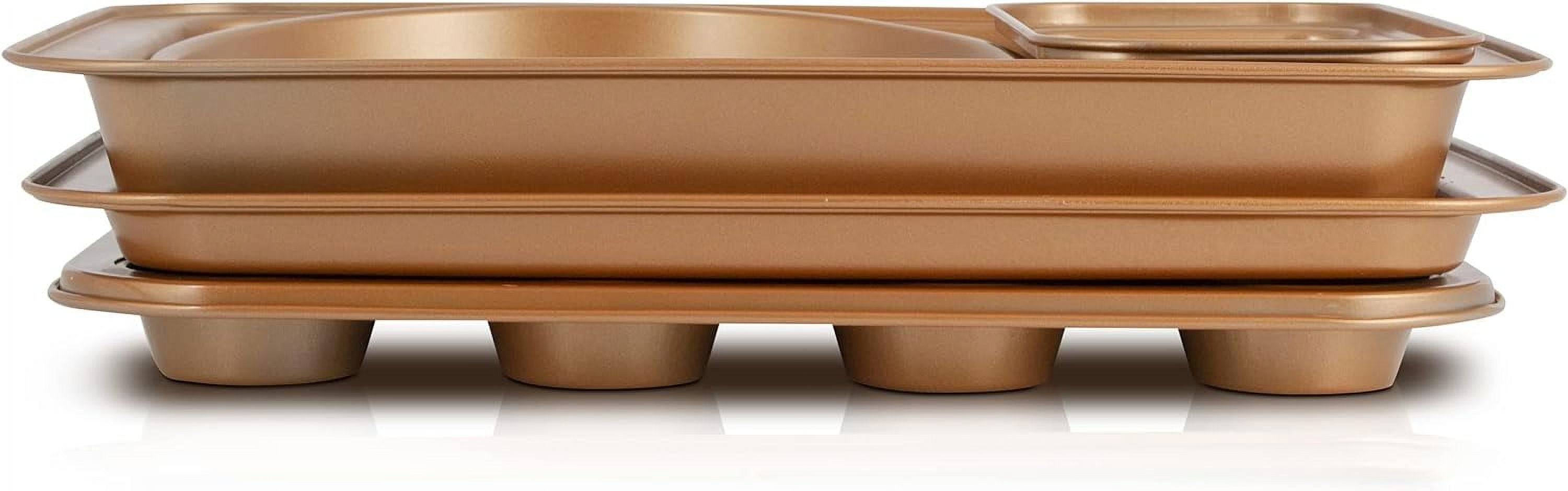 Copper Nonstick Bakeware Set 6 Piece L74491