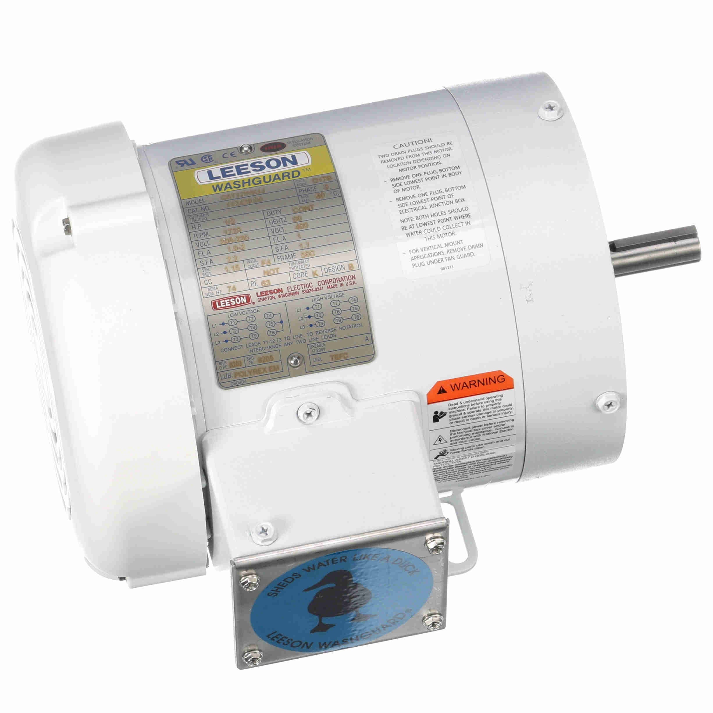 1/2 HP 1800 RPM Electric Motor M26266