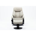 Top Grain Leather Recliner and Ottoman Y155167