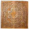 Recycled Teak Brown Stain Wax Panel D5326